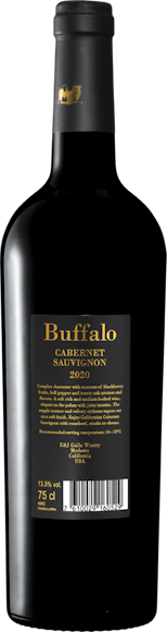 Buffalo Cabernet Sauvignon (Face arrière)