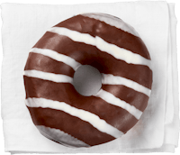 Donut ripieno al cioccolato