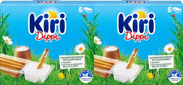 Kiri Dippi Frischkäse und Grissini