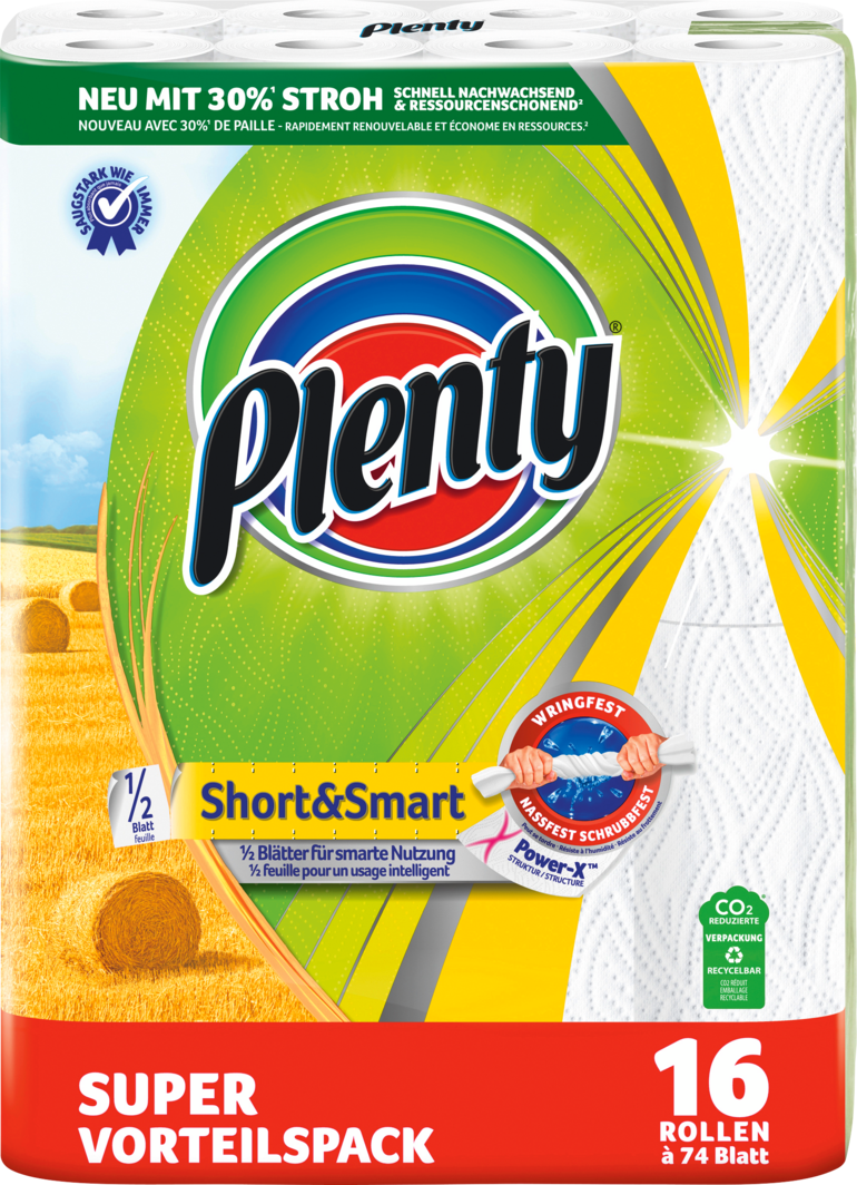 Plenty Haushaltspapier Short & Smart