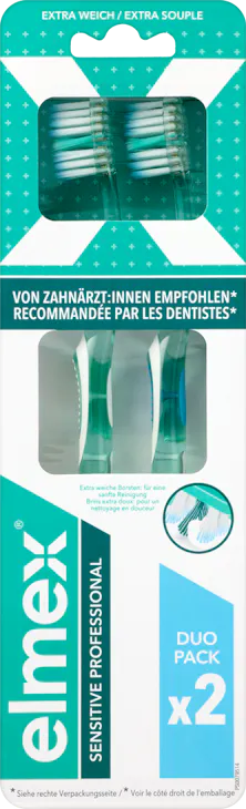 Brosses à dents Sensitive Professional Elmex