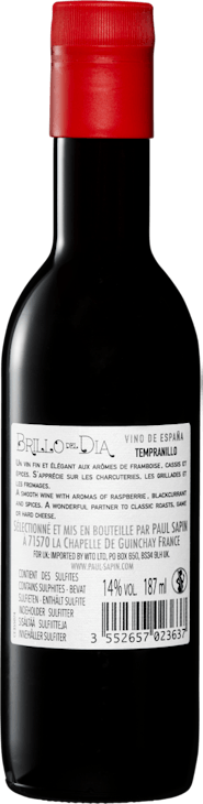 Brillo del Dia Tempranillo Vin d'Espagne PET
