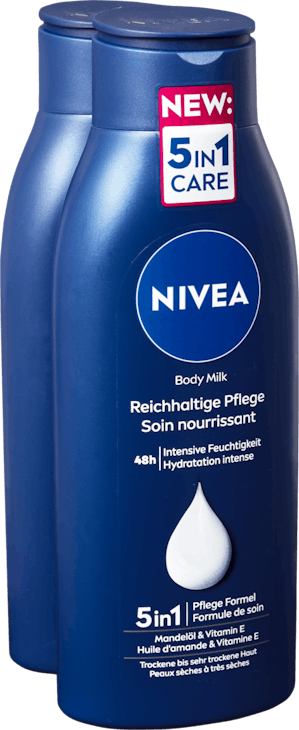 Nivea Body Milk Reichhaltige Pflege 5 in 1