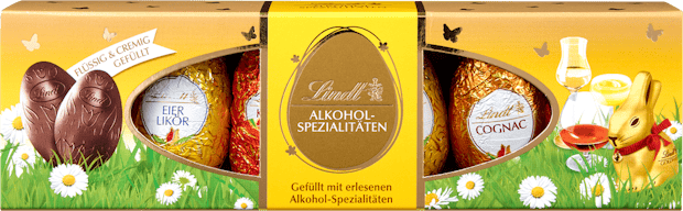 Œufs fourrés alcool Lindt 