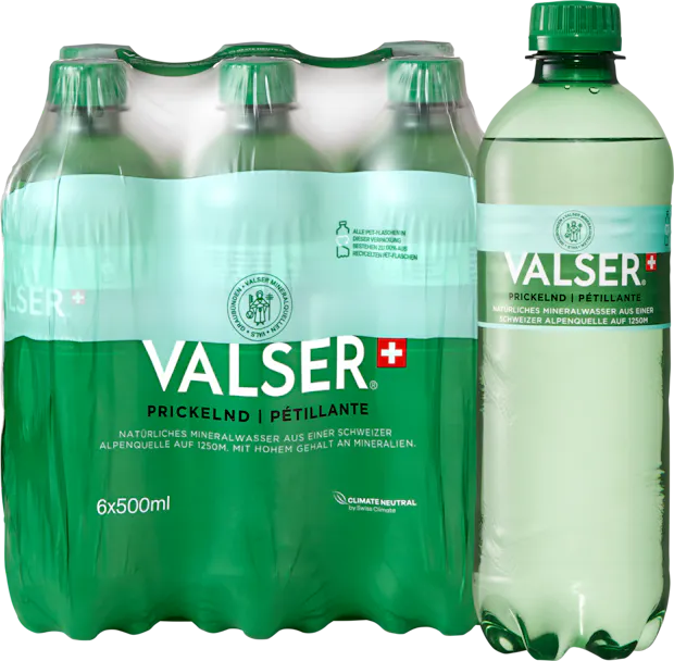 Eau minérale Pétillante Valser