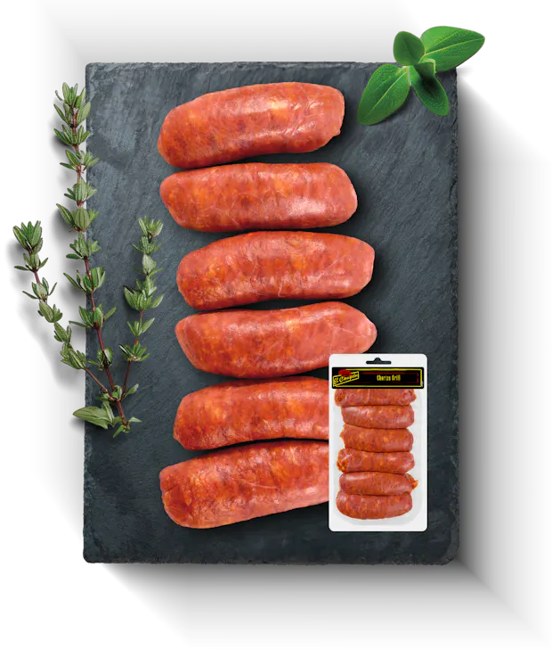 Saucisses chorizo à griller El Campeón