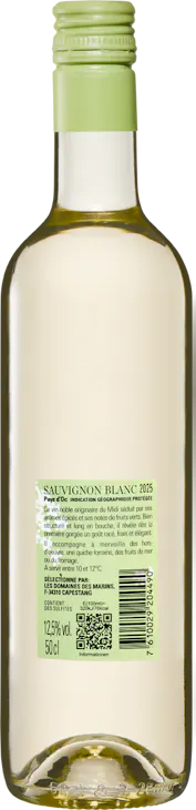 Verger du Soleil Sauvignon Blanc Vin de Pays d'Oc 50
