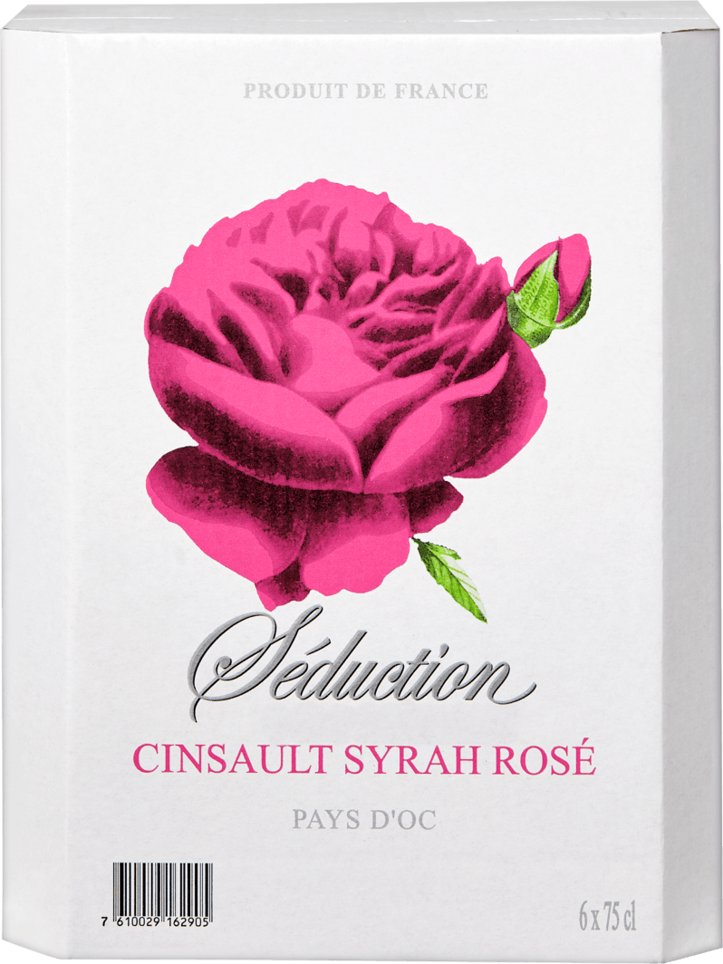 Séduction Syrah/Cinsault Rosé Pays d’Oc IGP (Altrui)