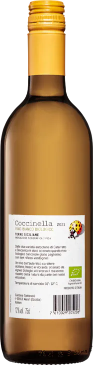 Bio Coccinella Bianco Terre Siciliane IGT 