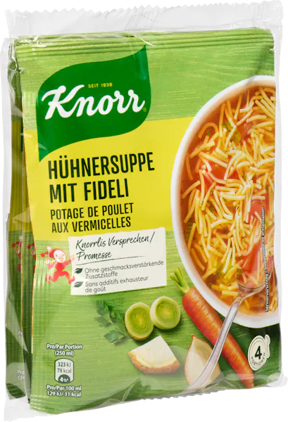 Knorr Minestra di pollo con vermicelli 3x92g