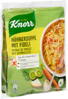 Minestra di pollo con vermicelli Knorr