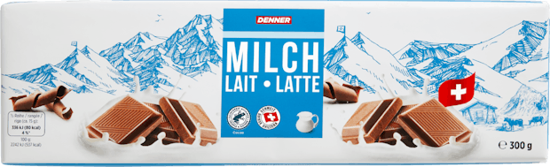 Chocolat au lait Denner