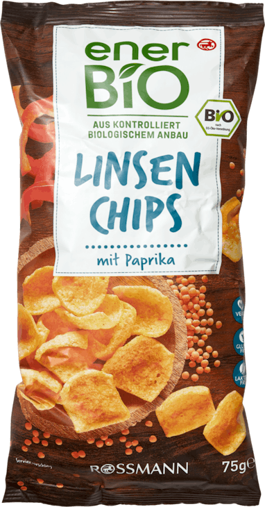 enerBiO Linsenchips mit Paprika