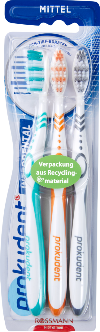 Lot De 6 Brosses à Dents Dr. Best Premium Interdent Actif - Taille Moyenne, Neuf, Fabriqué En Allemagne