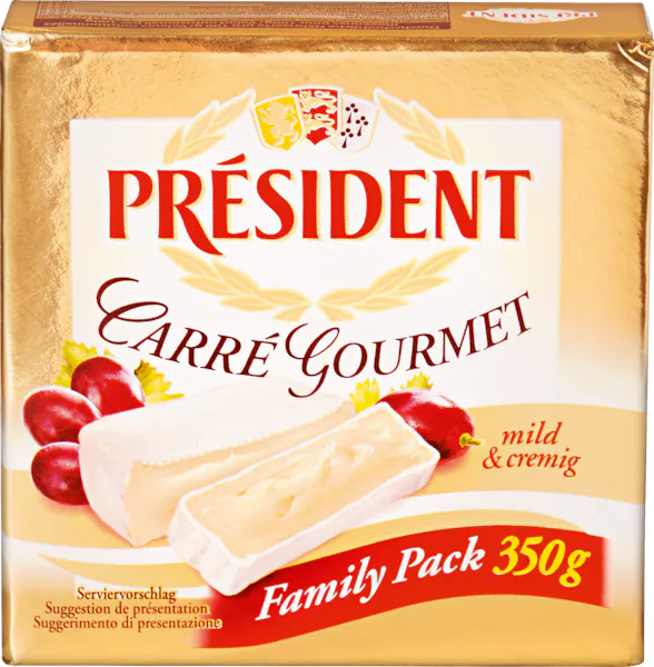 Formaggio a pasta molle Président Carré Gourmet