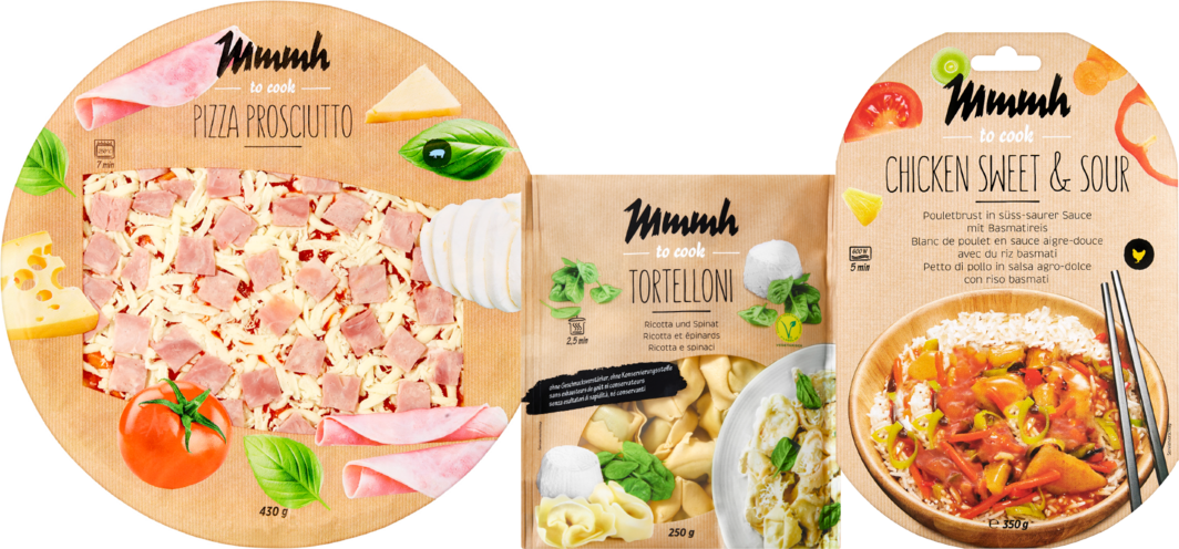 Auf alle Mmmh Pizzas, Pasta und Fertiggerichte