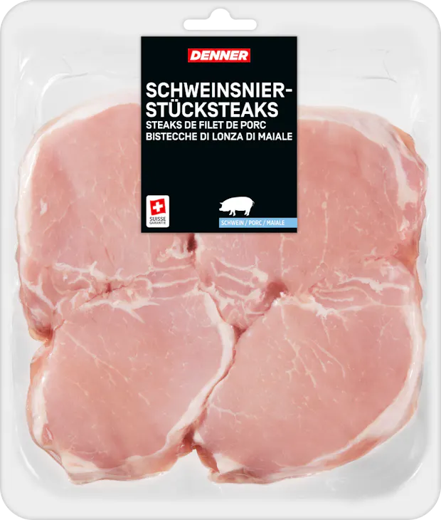 Steaks de filet de porc Denner