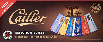 Tablettes de chocolat Séléction Suisse Cailler Tablettes de chocolat Séléction Suisse Cailler