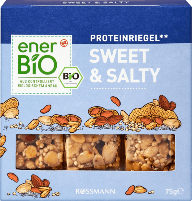 enerBiO Proteinriegel Sweet & Salty 