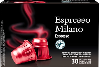 Capsule di caffè Espresso Milano Denner