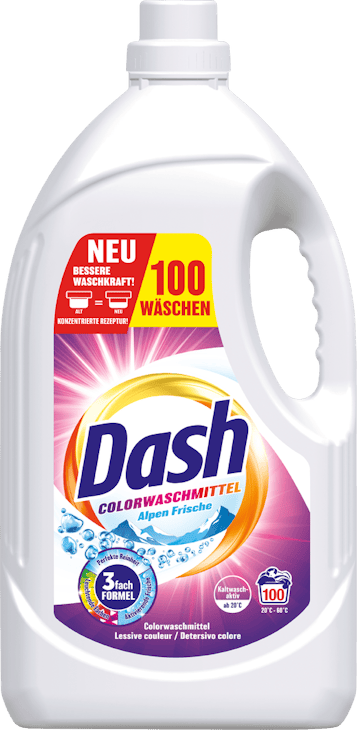 Lessive couleur Dash Fraîcheur alpine