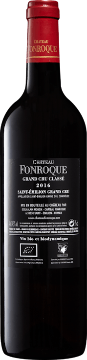  Château Fonroque Grand Cru Classé Saint-Emilion AOC bio