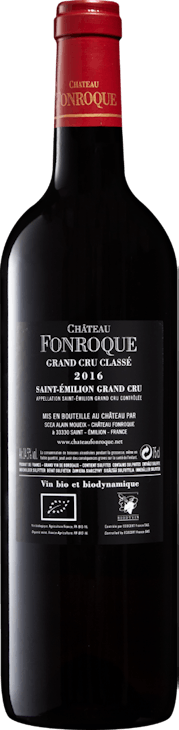 Château Fonroque Grand Cru Classé Saint-Emilion AOC bio