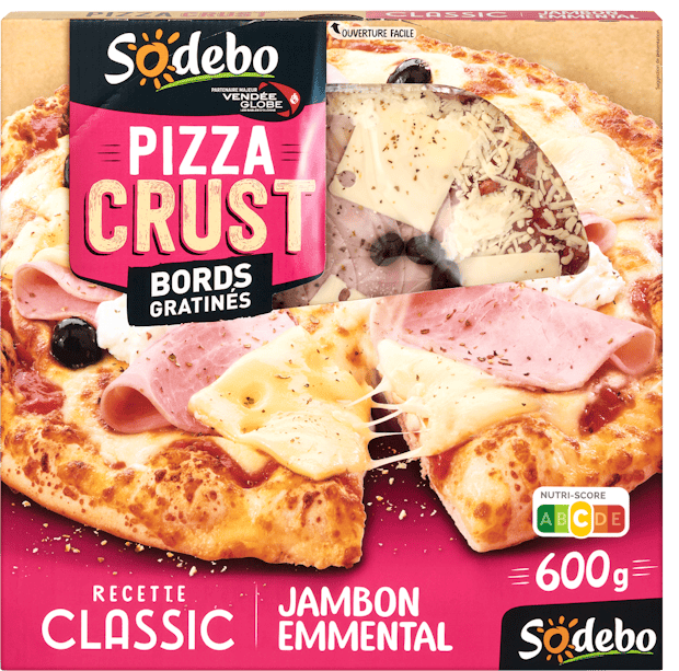 Pizza Crust Classic Jambon Emmental Sodebo