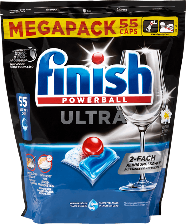 Capsules lave-vaisselle Ultra All in 1 Finish