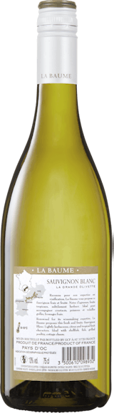 La Grande Olivette La Baume Sauvignon Blanc Pays d’Oc IGP Arrière