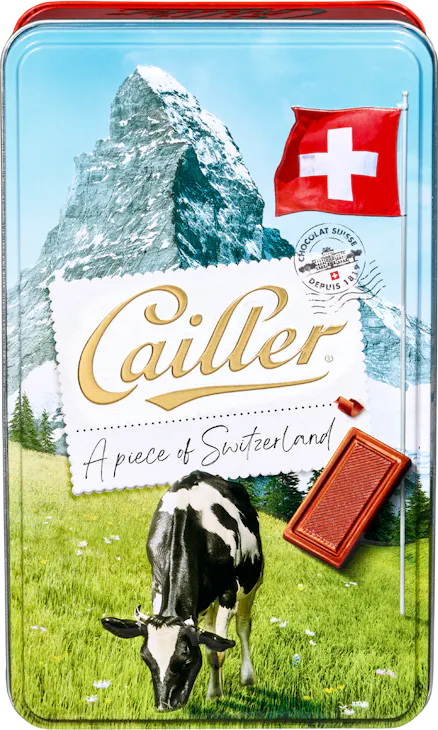 Pezzetti di cioccolato A piece of Switzerland Cailler