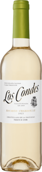 Los Condes Macabeo/Chardonnay DO Catalunya De face