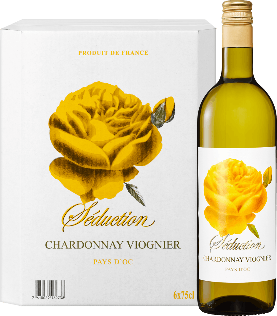 Séduction Chardonnay/Viognier Pays d\'Oc IGP 6 Flaschen Weinshop Denner cl à | - 75