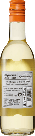 Cable Car Californian Chardonnay (Rückseite)