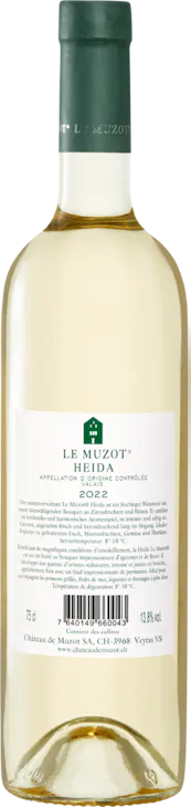 Le Muzot Heida AOC Valais