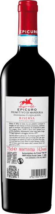 Epicuro Primitivo di Manduria DOP Riserva