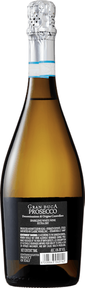 Gran Duca Limited Edition Prosecco DOC extra dry (Rückseite)