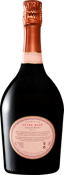 Laurent-Perrier Cuvée Rosé Champagne AOC (Rückseite)