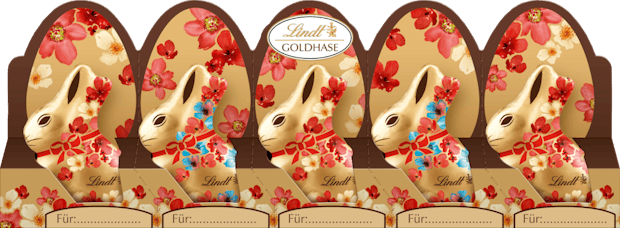 Lapin Or Lait Flower Edition Lindt