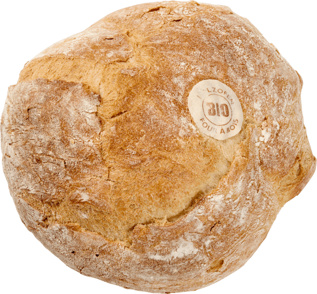 Pain clair bio au four à bois
