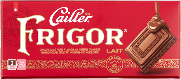 Tavoletta di cioccolata Frigor Latte Cailler