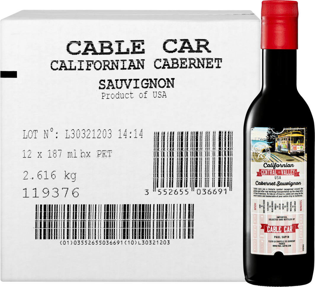 Cable Car Cabernet Sauvignon California PET (Andere)