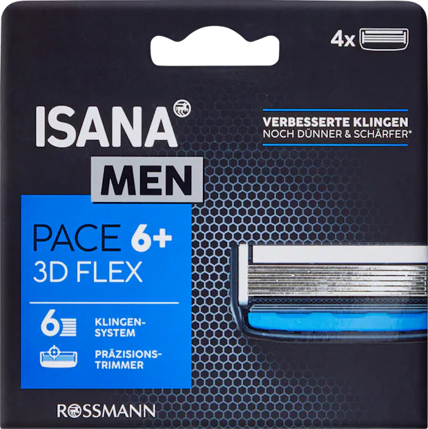 ISANA Men Pace 6+ Rasierklingen