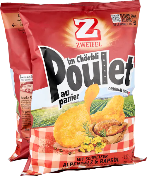 Zweifel Original Chips Pollo in cestino