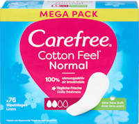 Carefree Slipeinlagen Cotton Feel Normal