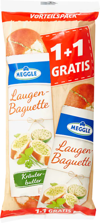 Baguette de Sils au beurre aux fines herbes Meggle