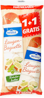Meggle Laugenbaguette mit Kräuterbutter