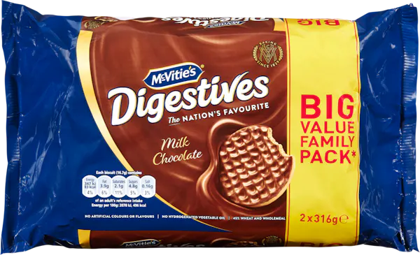 McVitie’s Digestives Biscuits Milk Chocolate