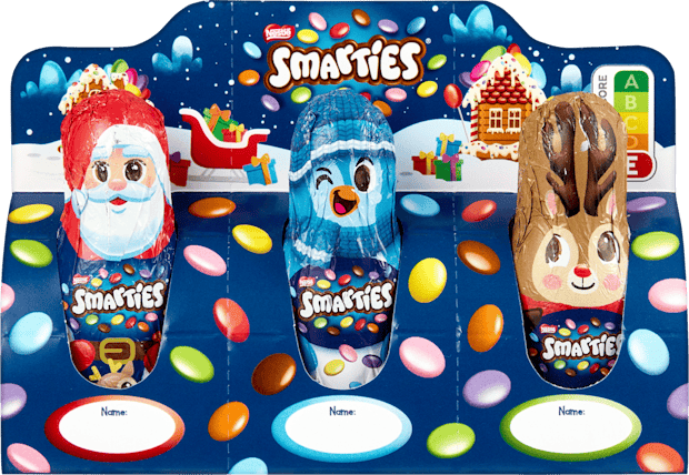 Figure natalizie Smarties Nestlé