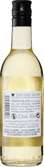 Divine Hope Chenin Blanc Western Cape (Face arrière)
